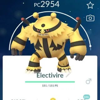 Pokémon go Electivire Level 38