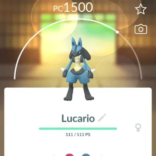 Pokémon go Lucario