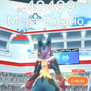 Pokémon go Mega-Lucario Raid Invitation X 3