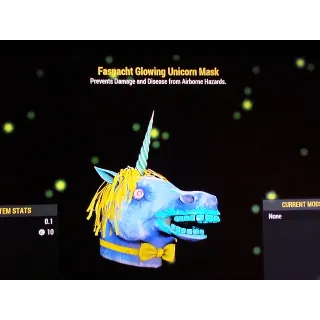 GLOWING UNICORN MASK