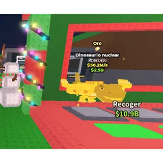 GOLD NUCLEARO DINOSAURO