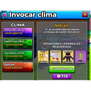 KICK A LUCKY BLOCK VOLCANIC EVENT RECIPE