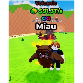 KICK A LUCKY BLOCK VOLCANIC MEOWL