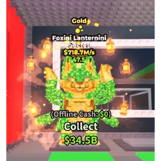 Gold Foxini Lanternini 718M/s