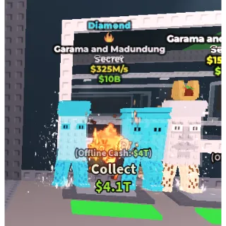 Diamond Garama and Madundung 325M/s