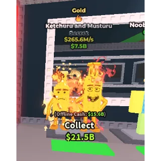 Gold Ketchuru and Musturu 265M/s