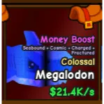 Colossal Rideable Megalodon