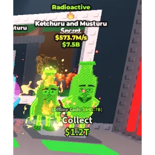 Radioactive Ketchuru and Musturu 573M/s