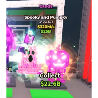 Candy Spooky and Pumpky