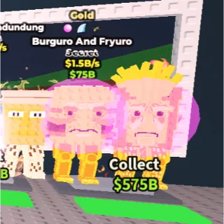 Gold Burguro and Fryuro 1.5B/s