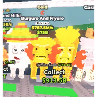 Gold Burguro and Fryuro 787M/s