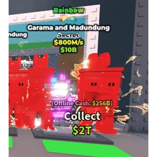 Rainbow Garama and Madundung 800M/s