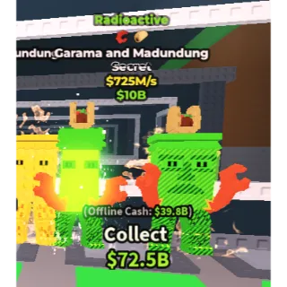 Radioactive Garama and Madundung 725M/s