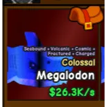 Colossal Rideable Megalodon