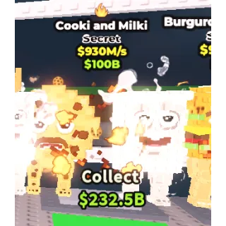 Cooki and Milki 930M/s