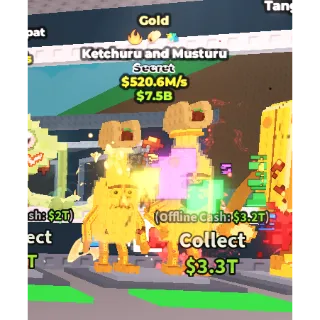 Gold Ketchuru and Musturu 520M/s