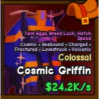 Colossal Cosmic Griffin