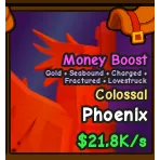 Colossal Gold Phoenix