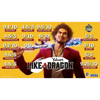 Yakuza: Like a Dragon (STEAM, AUTO DELIVERY)