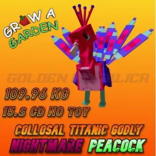 Nightmare Peacock 109.96 KG 15s CD ( NO TOY )