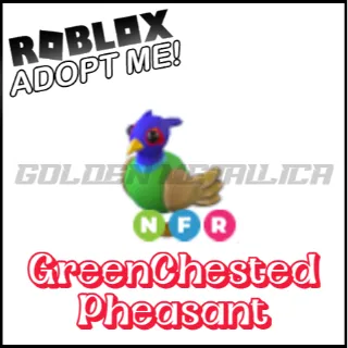 Green Chested Pheasant NFR