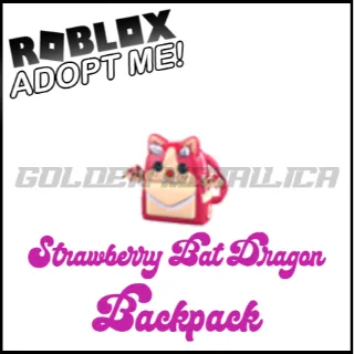 Strawberry Bat Dragon Backpack