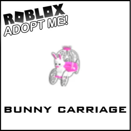 Bunny Carriage - ADOPT ME VEHICLES - Roblox Game Items - Gameflip