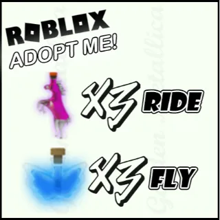 x3 Ride + x3 Fly potions