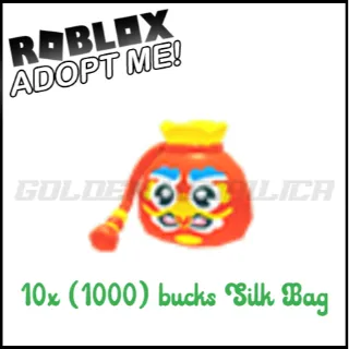 10k BUCKS as x10 Silk Bags