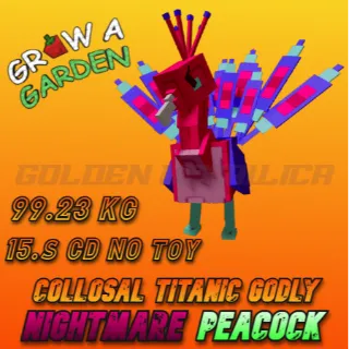 Nightmare Peacock 99.23 KG 15s CD ( NO TOY )