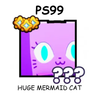 Huge Mermaid Cat