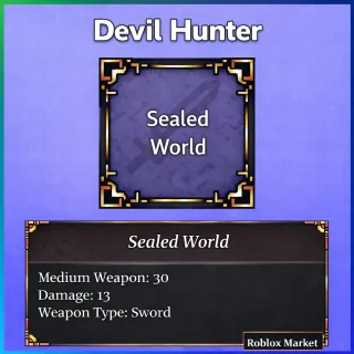 Devil Hunter | Sealed World