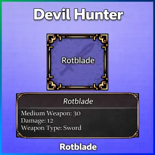 Devil Hunter | Rotblade