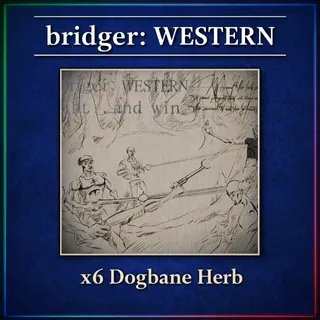 bridger: WESTERN - x6 Dogbane Herb