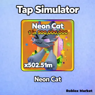 Neon Cat - Tap Simulator