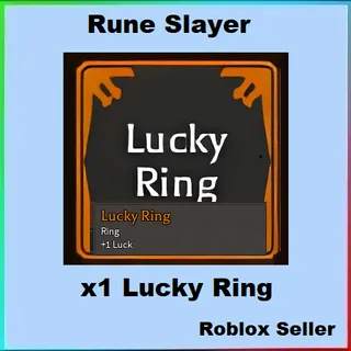 Rune Slayer | Lucky Ring