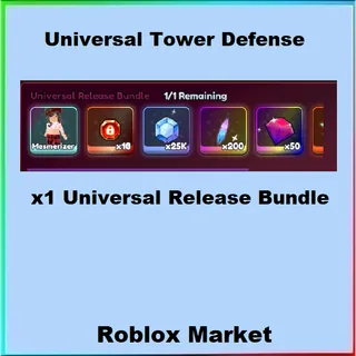 Universal Tower Defense | Universal Release Bundle