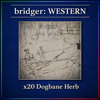 bridger: WESTERN - x20 Dogbane Herb