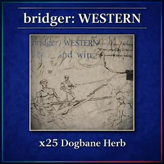 bridger: WESTERN - x25 Dogbane Herb
