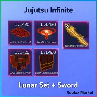 Jujutsu Infinite | Lunar Set + Sword