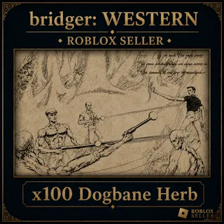 bridger: WESTERN - x100 Dogbane Herb