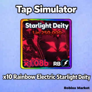 x10 Rainbow Electric Starlight Deity - Tap Simulator