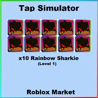 Tap Simulator | x5 Rainbow Sharkie
