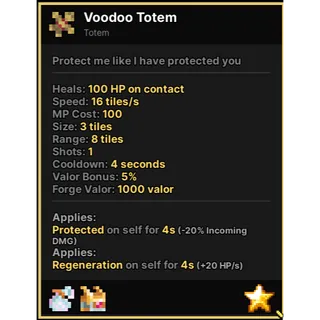  Voodoo Totem - Pixel Quest