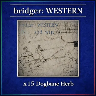 bridger: WESTERN - x15 Dogbane Herb