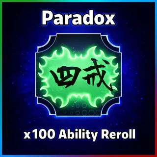 Paradox - x100 Ability Reroll