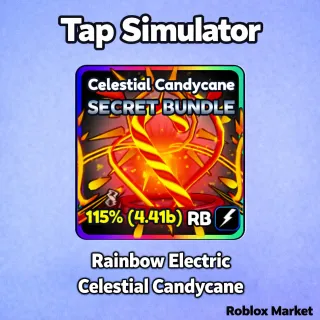Rainbow Electric Celestial Candycane - Tap Simulator