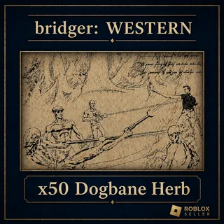 bridger: WESTERN - x50 Dogbane Herb