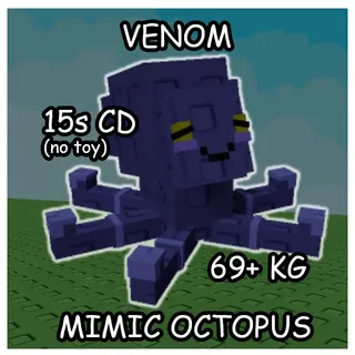 (3) VENOM HUGE MIMIC OCTOPUS | 69+KG | 0:15 CD| GROW A GARDEN