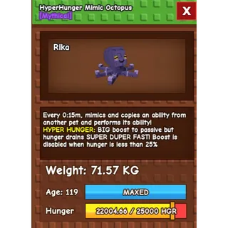 15 SEC HUGE MIMIC OCTOPUS 69+KG